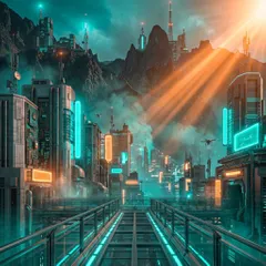 Cyber Neon style preview