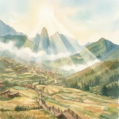 Storybook Watercolor style preview